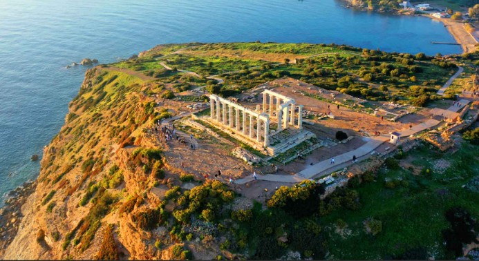 Cap Sounion et Temple de Poséidon, site accessible PMR