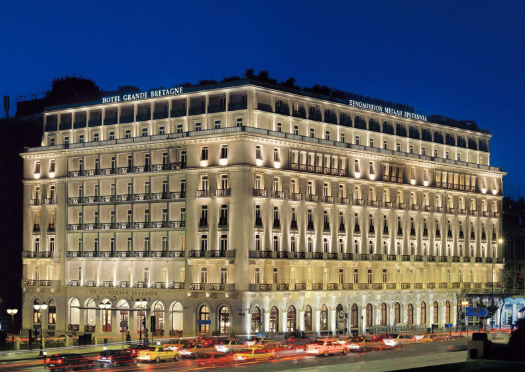 Hôtel Grande Bretagne Athènes, palace accessible vue Acropole